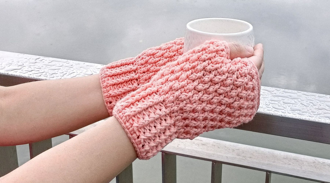 Free Textured Crochet Mitten by Owl On Hook