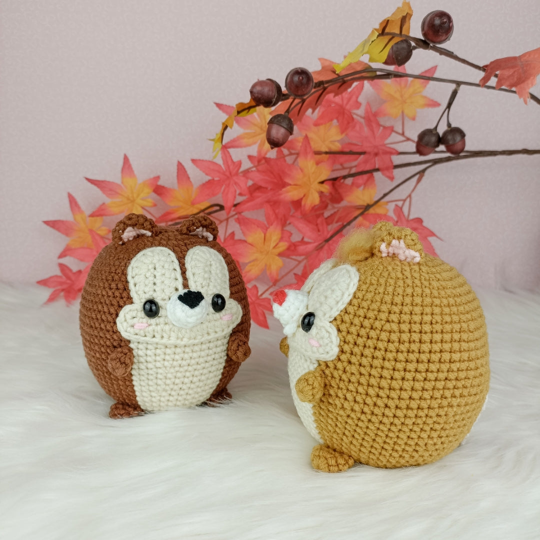 Cute Chipmunk crochet toys