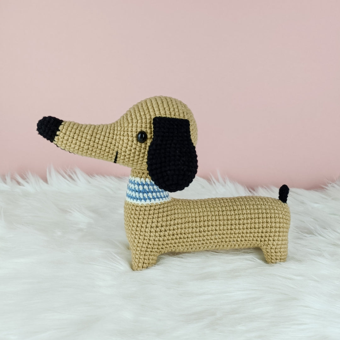 Handmade dachshund dog