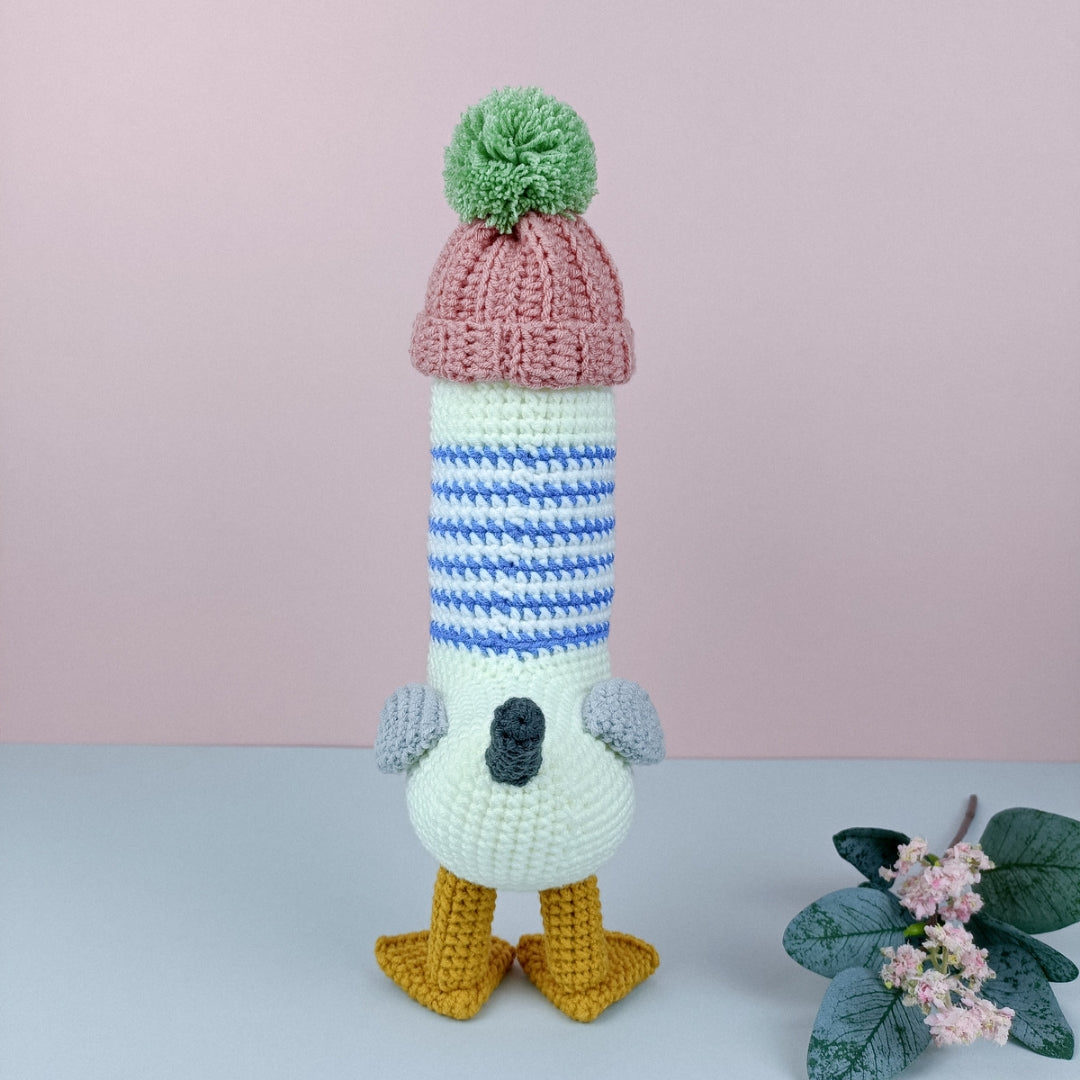 Colourful Crochet Seagull