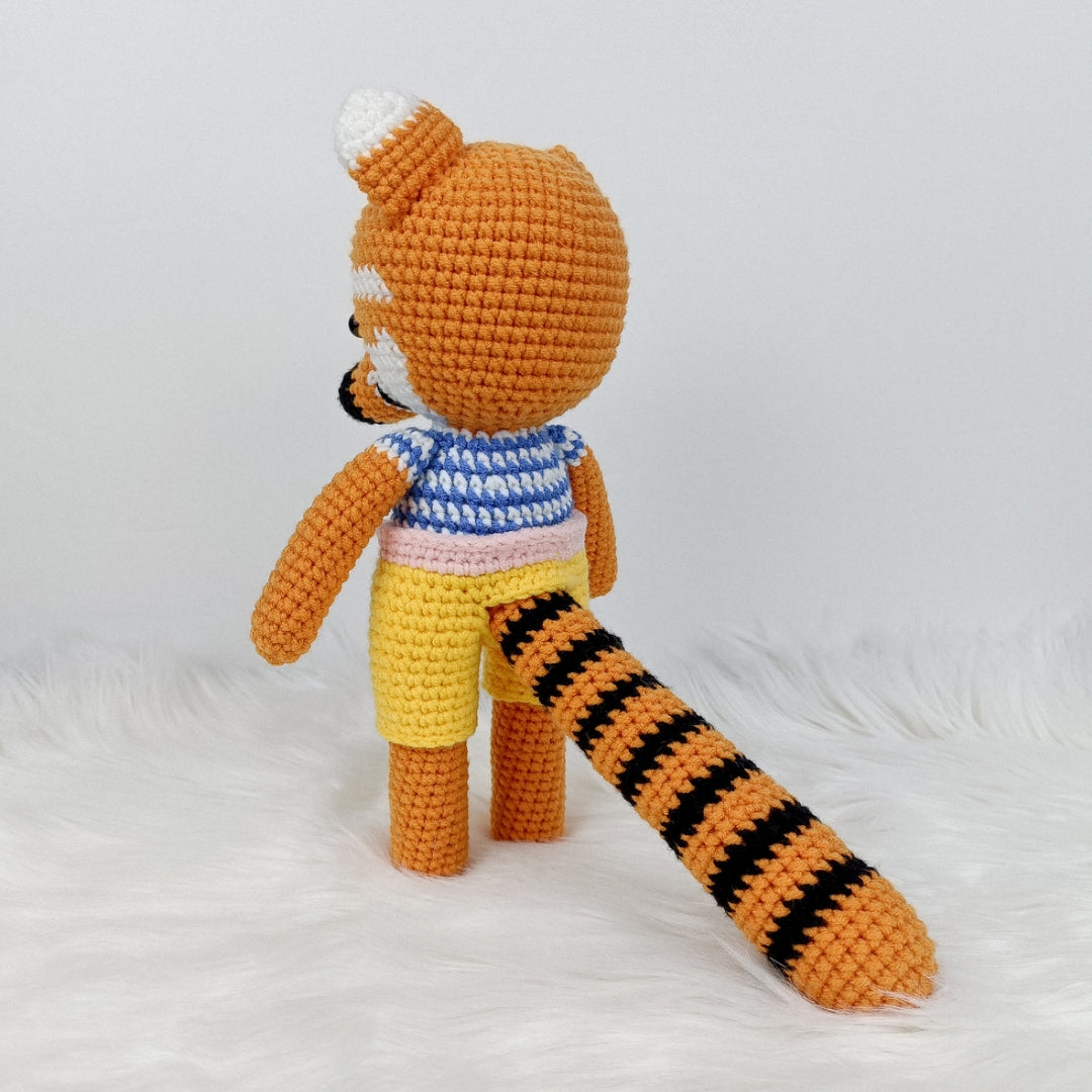 Bring home a friendly crochet fox!